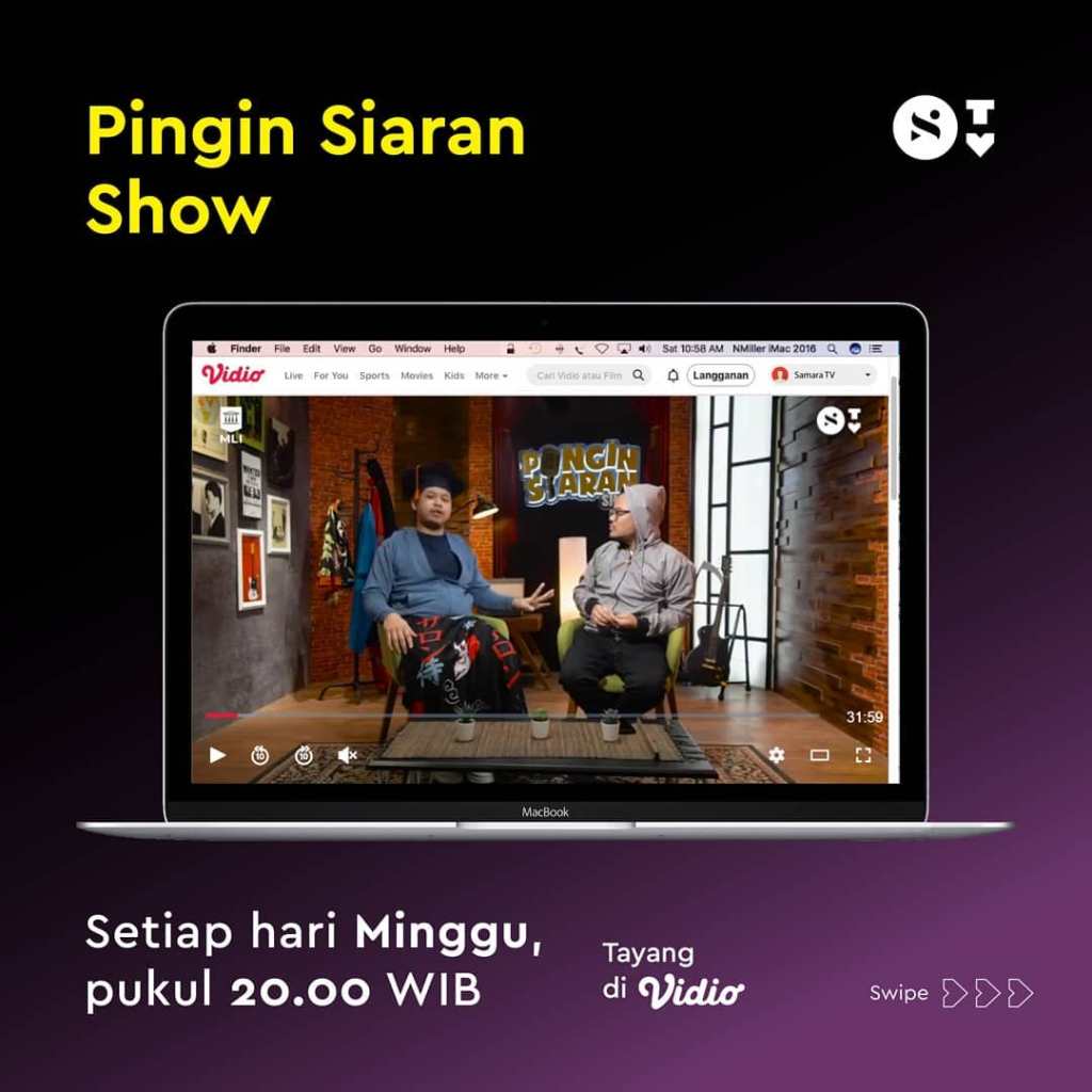 live streaming pingin siaran show di samara tv