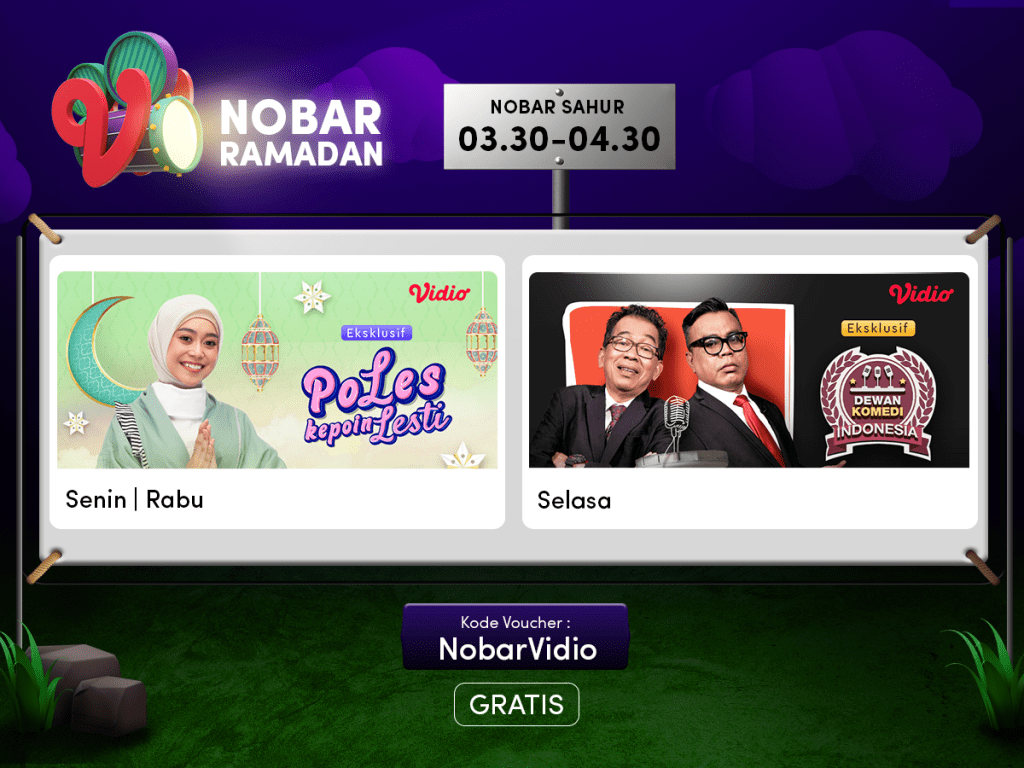 nobar ramadan sahur gratis 10-12 mei