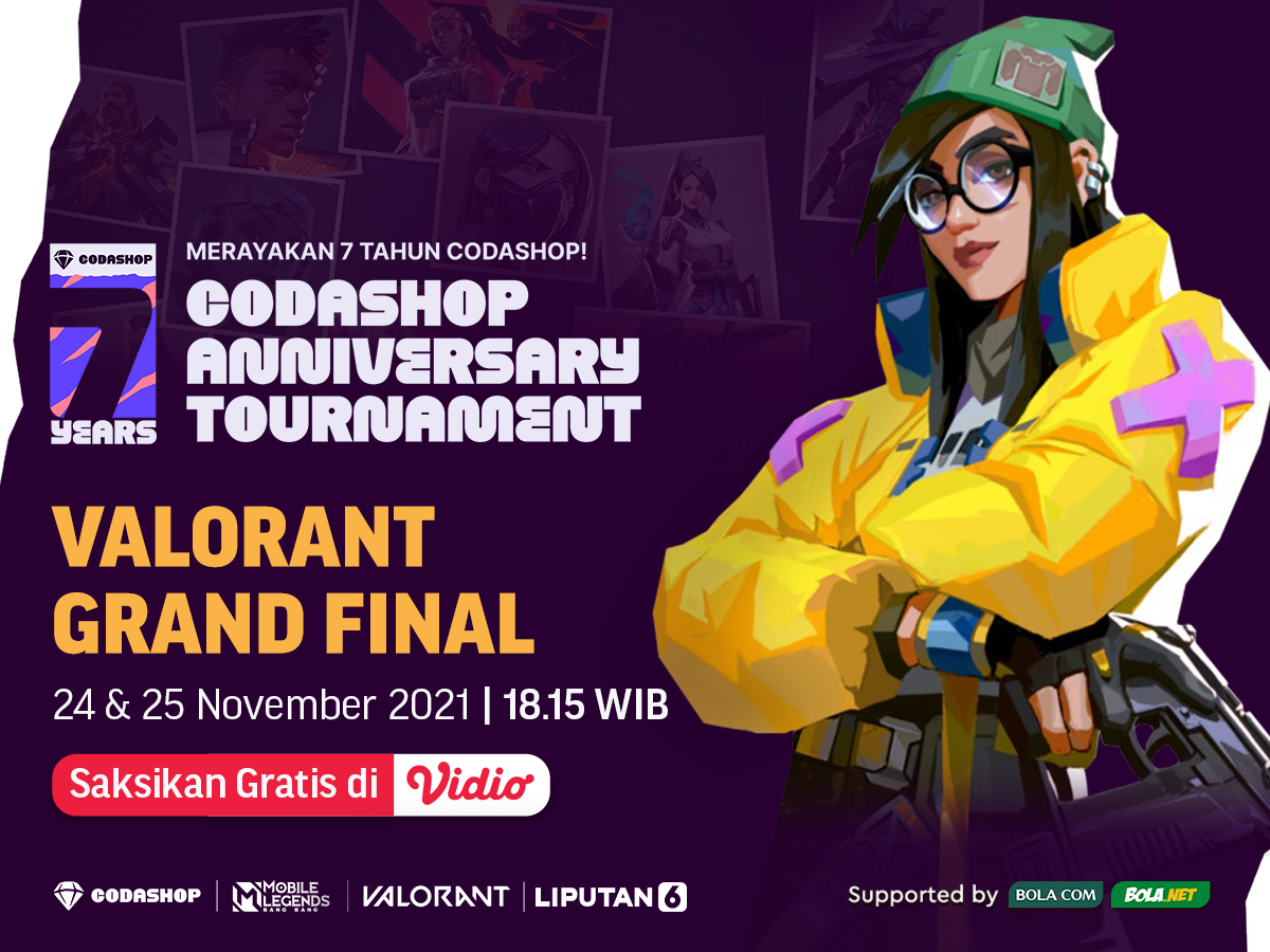 Ini Link Live Streaming Codashop Valorant 2021 Grand Final | Vidio