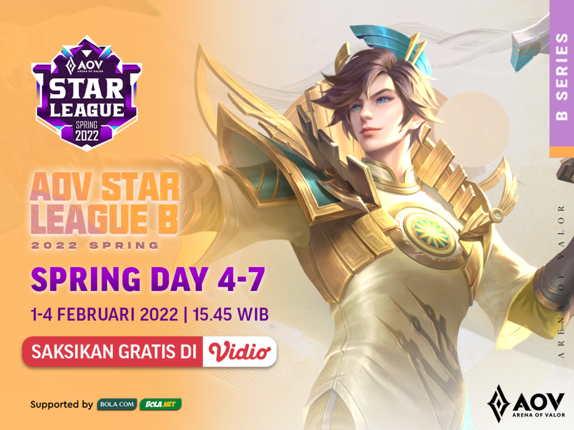 Live Streaming AOV Star League (ASL) B Series Spring Day 4-7