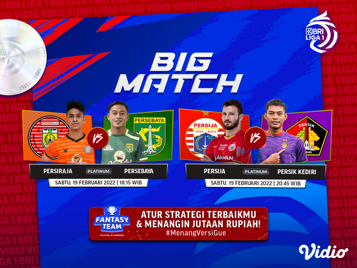 Jadwal dan Link Live Streaming Liga 1 Hari Ini, Persija Hadapi Persik