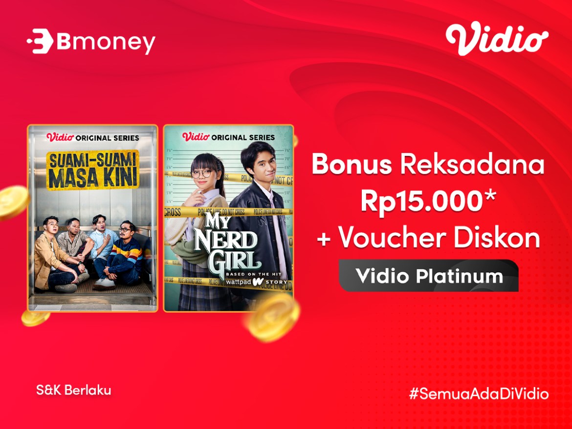 Daftar Akun BMoney, Dapat Bonus Berlimpah dari Vidio!