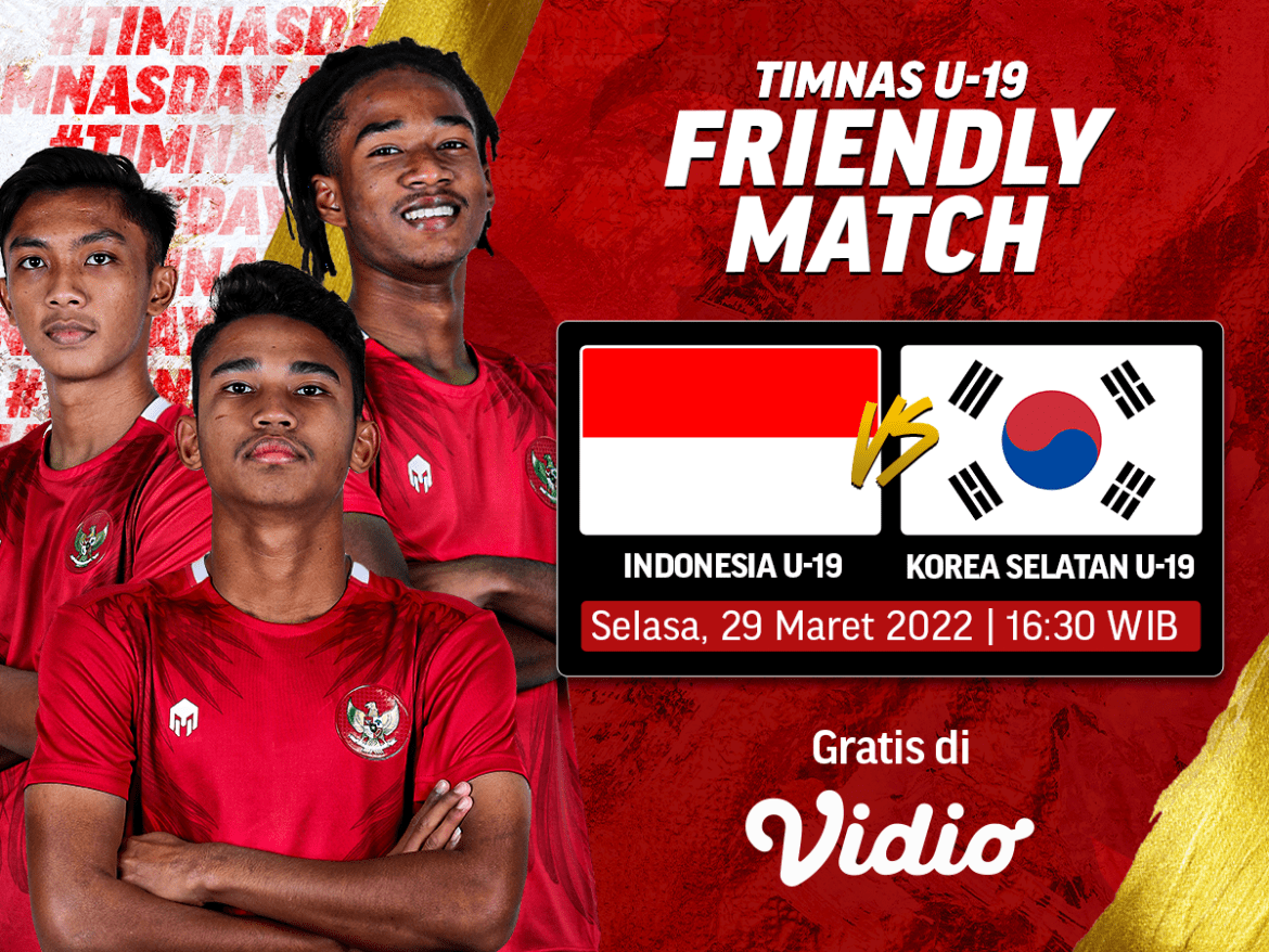 Link Live Streaming Timnas Indonesia U-19 vs Korea Selatan U-19