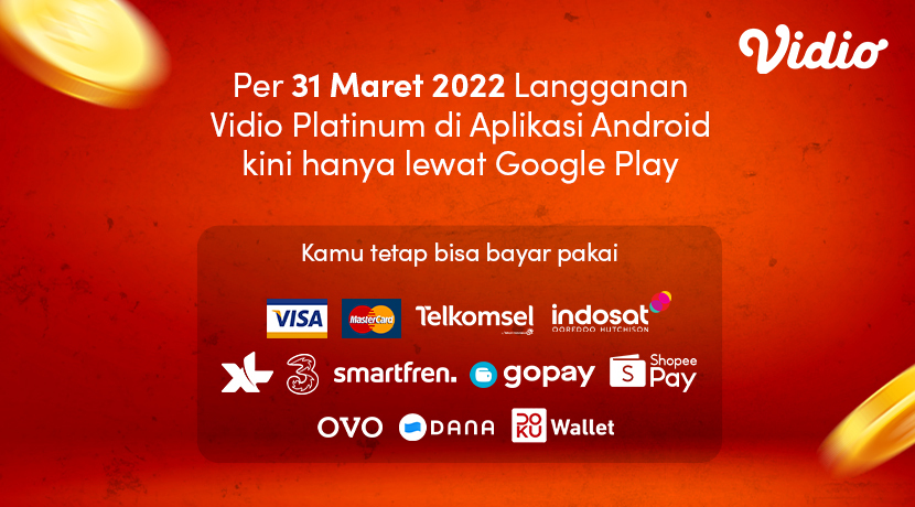 Metode Pembayaran Vidio Platinum di Google Play