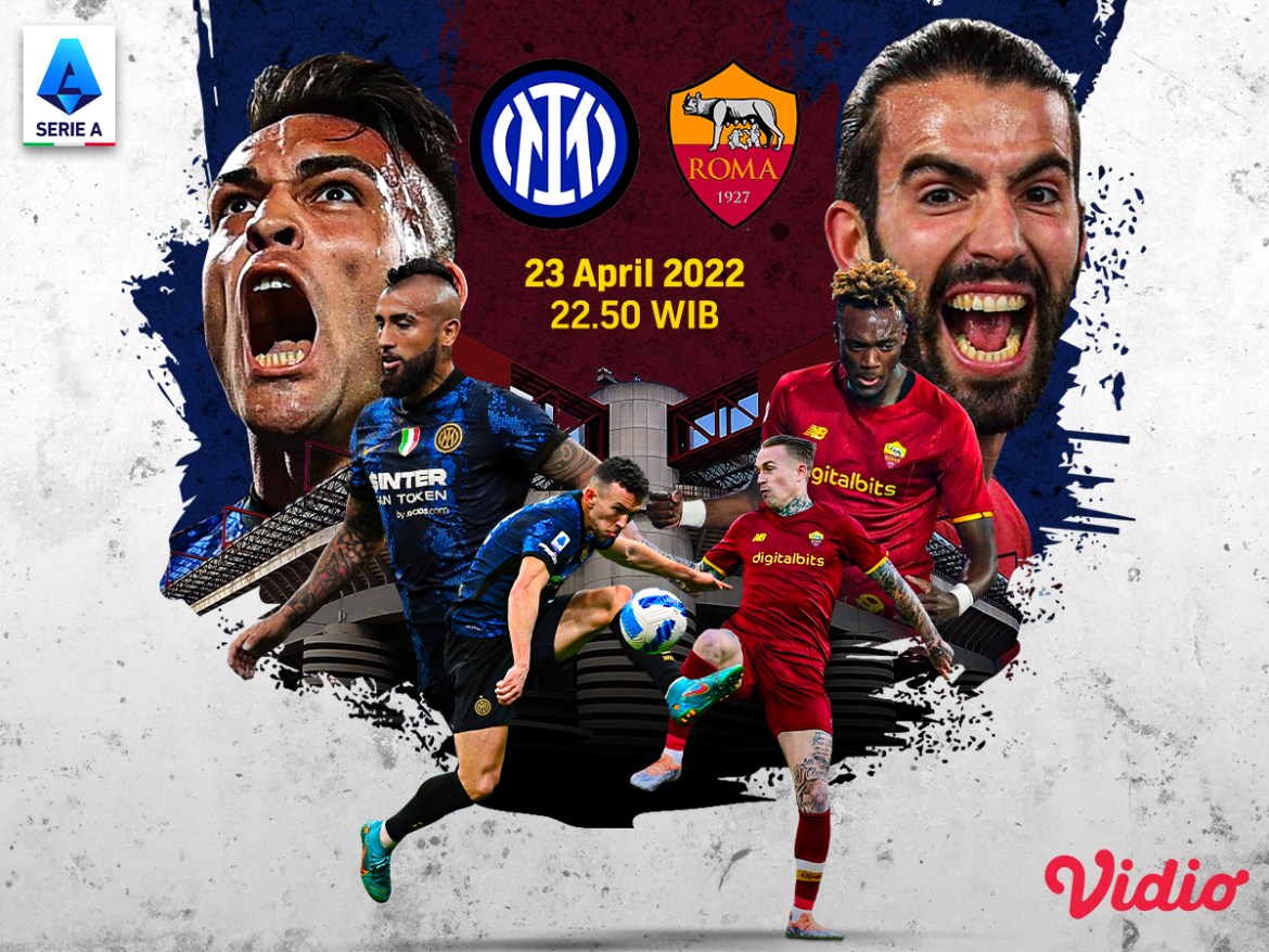 Link Live Streaming Inter vs Roma: Liga Italia Pekan Ini
