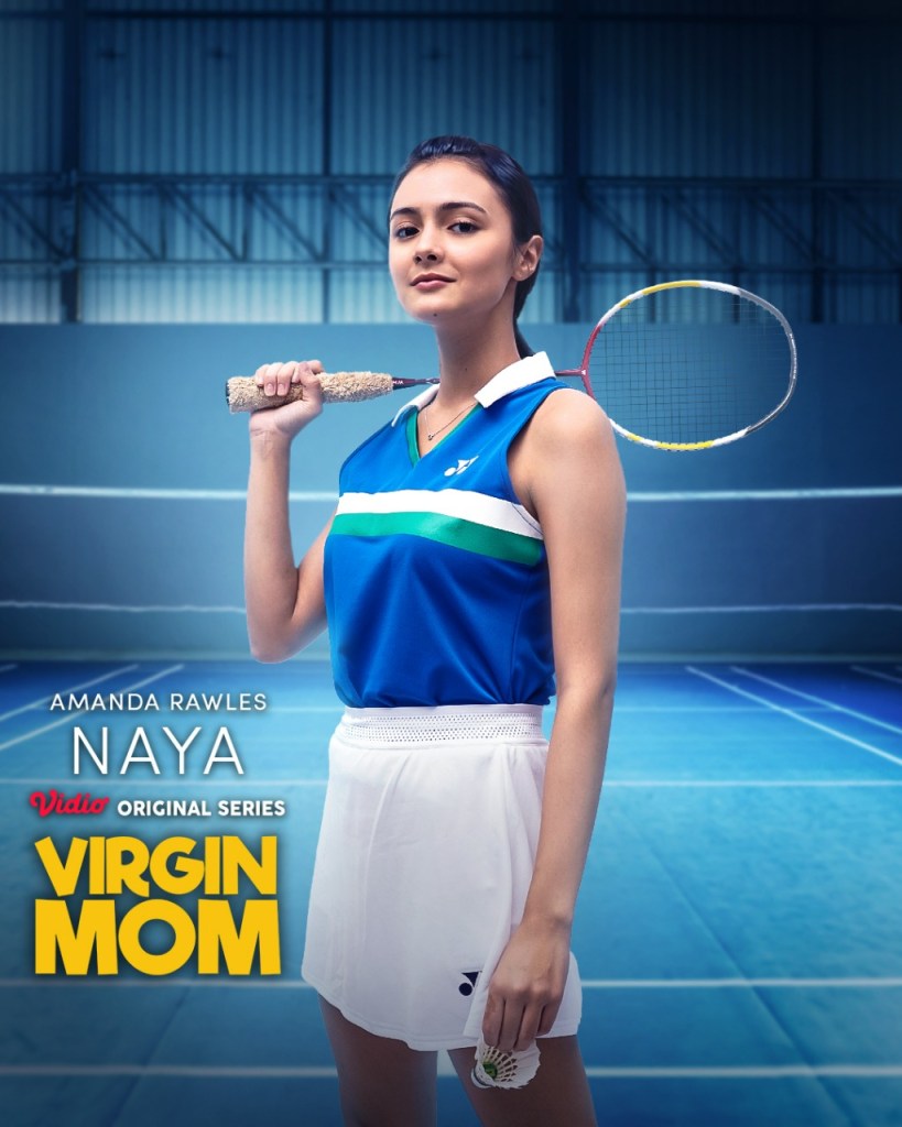 Amanda Rawles, pemeran sosok Naya dalam series Virgin Mom. 