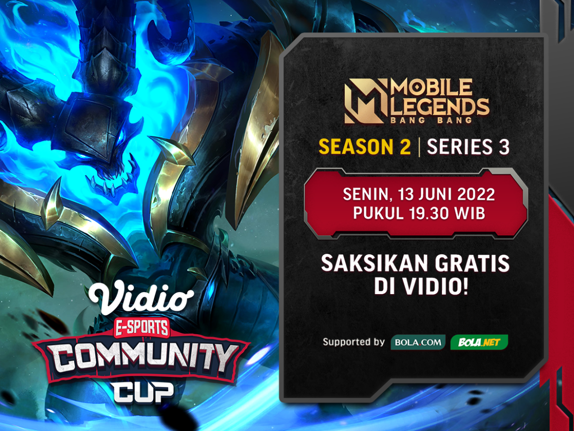 Live Vidio Community Cup Season 2 Mobile Legends Series 3 Hari Ini