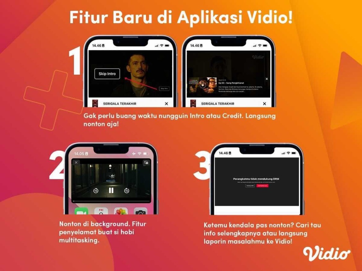 fitur terbaru player quality improvement vidio
