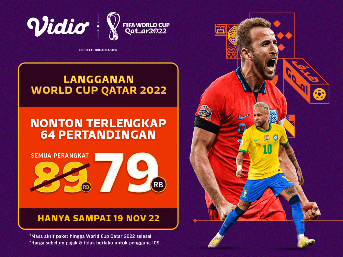 Promo Paket Langganan Nonton Piala Dunia 2022