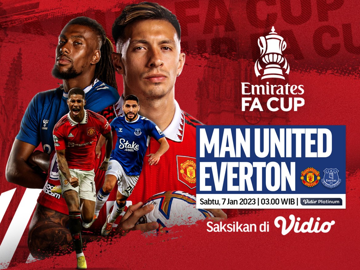 Manchester United vs Everton Piala FA