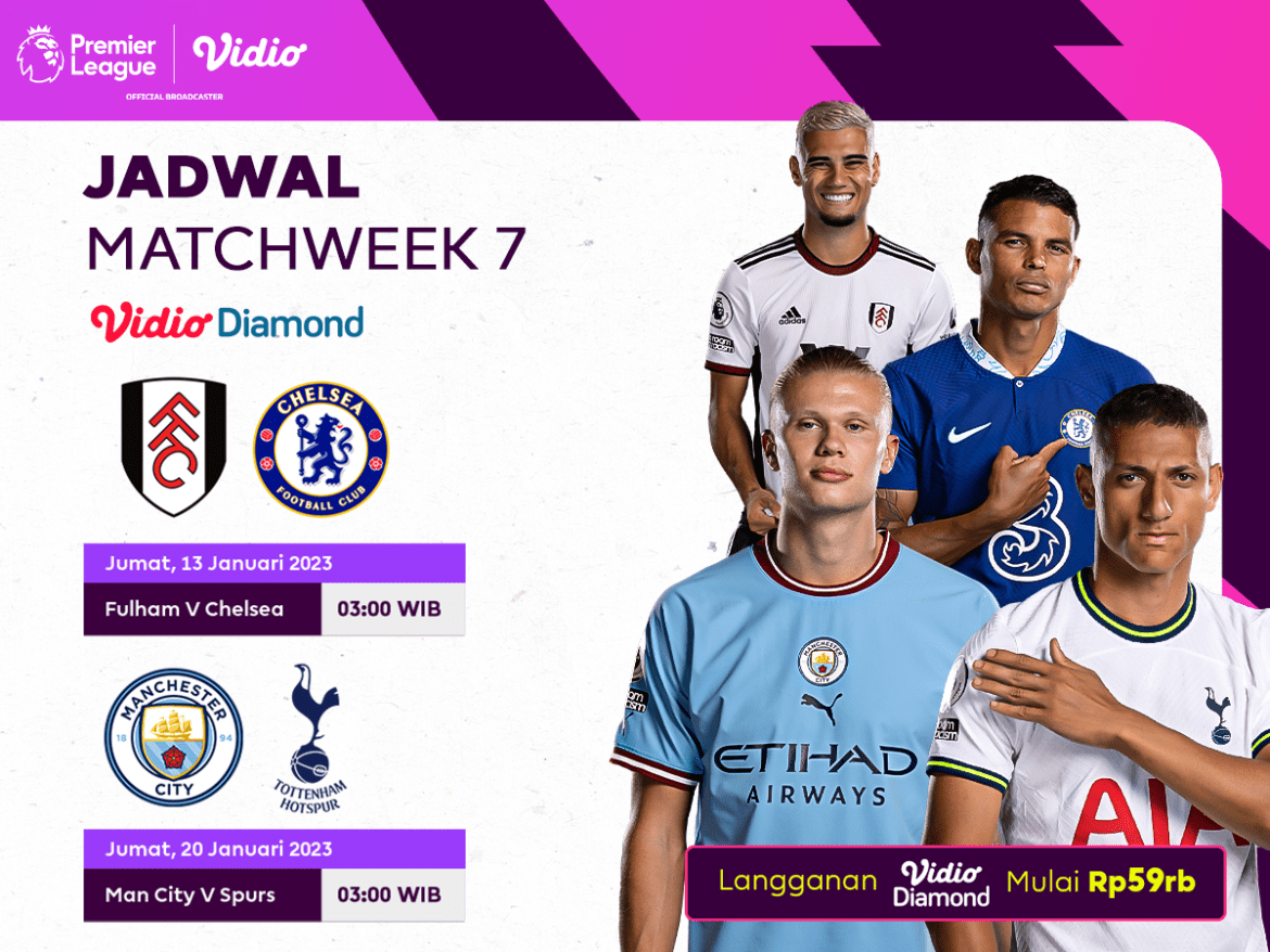 Liga Inggris 2022/2023 matchweek 7