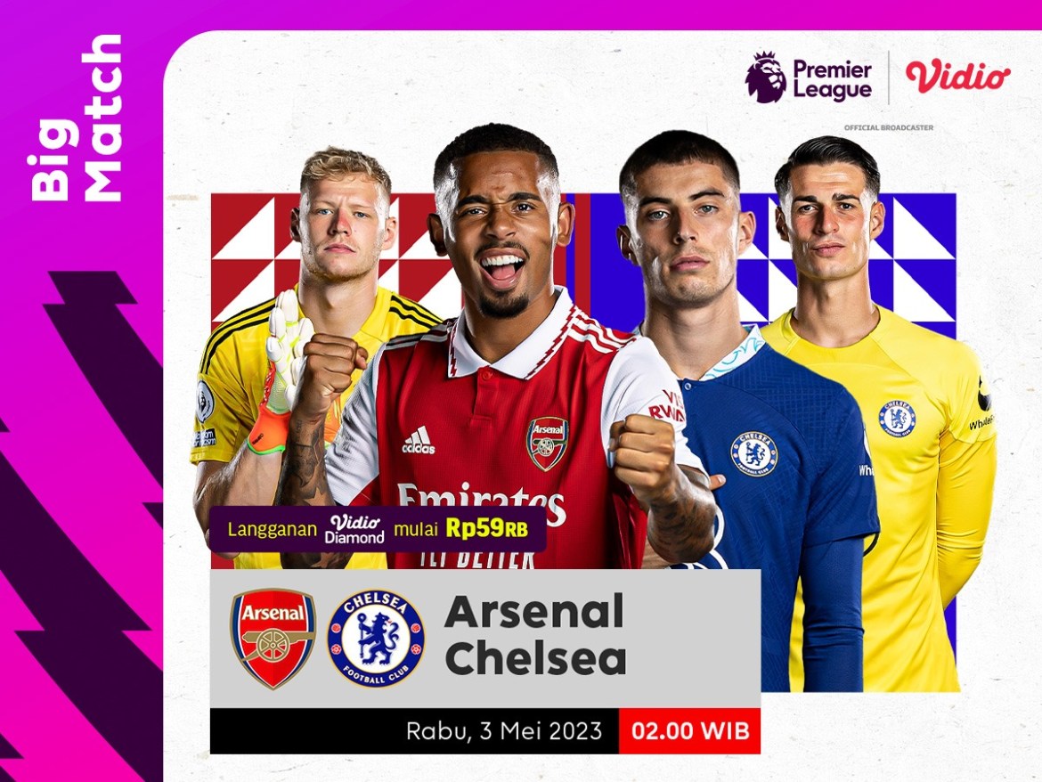 Live Streaming Arsenal vs Chelsea