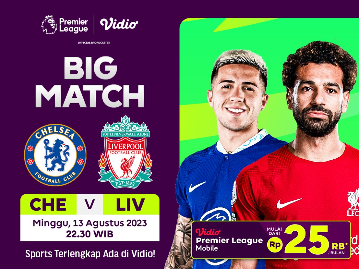 Chelsea vs Liverpool Liga Inggris 23/24, 13 Agustus 2024