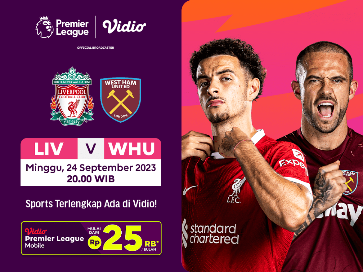 live streaming liverpool vs west ham