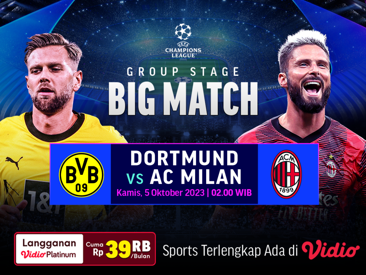 Dortmund vs AC Milan UEFA Champions League