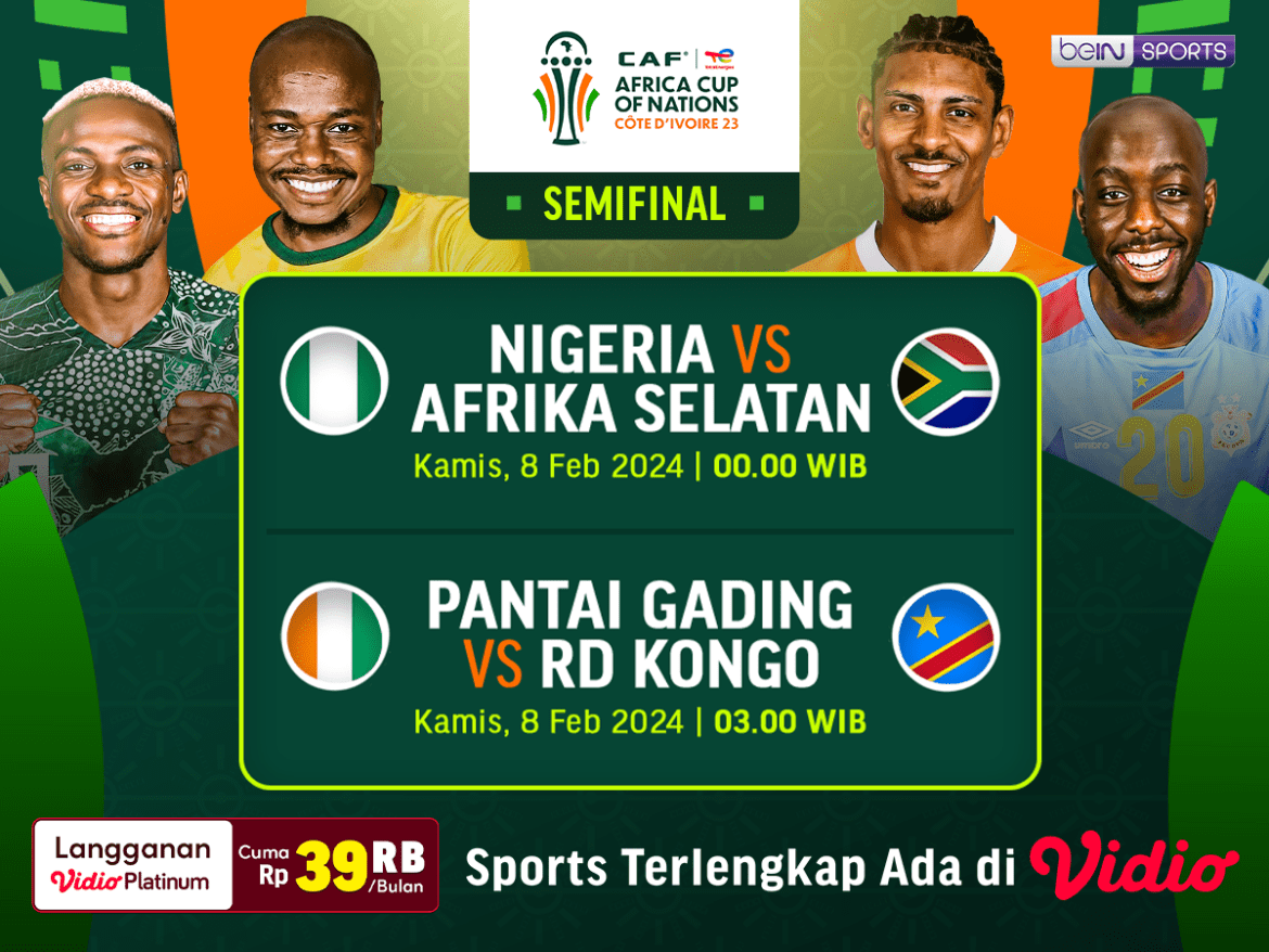 Jadwal AFCON Semifinal
