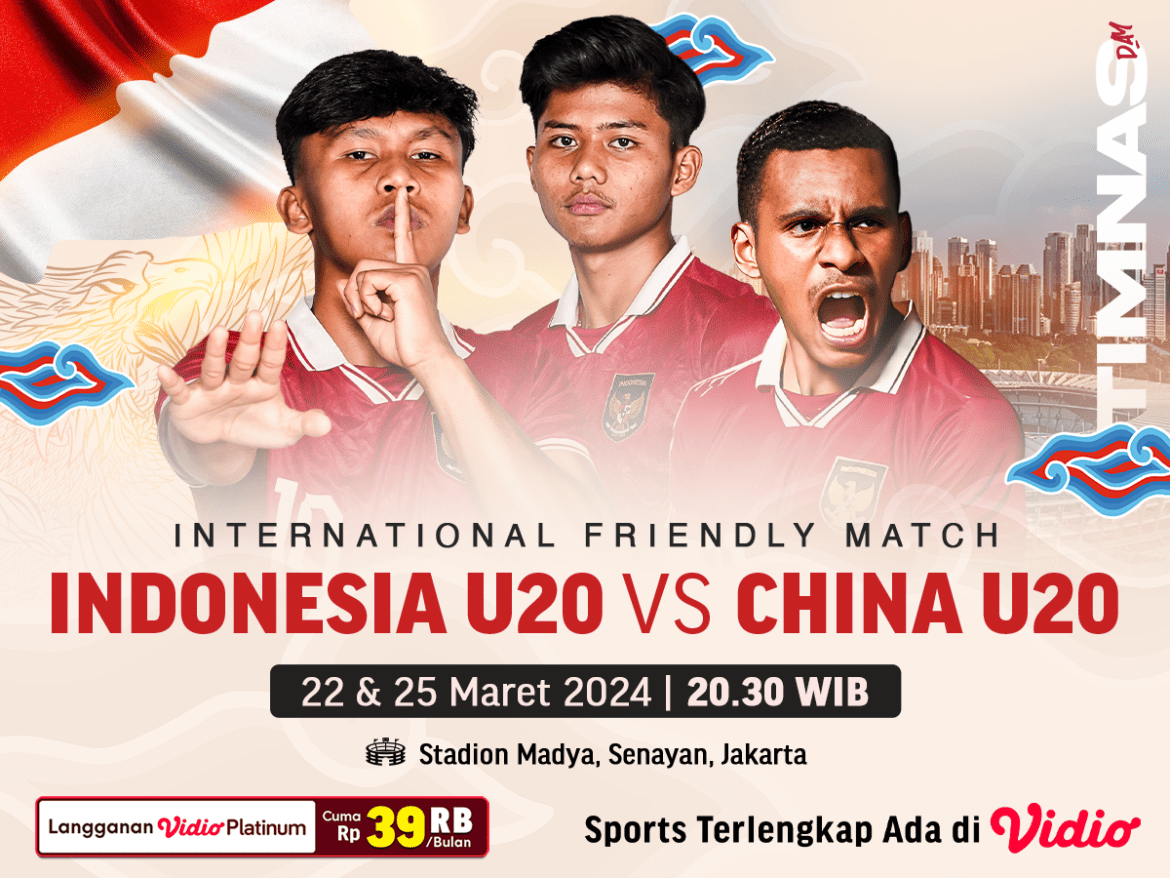 Link siaran langsung Indonesia U20 vs China U20 Leg 2