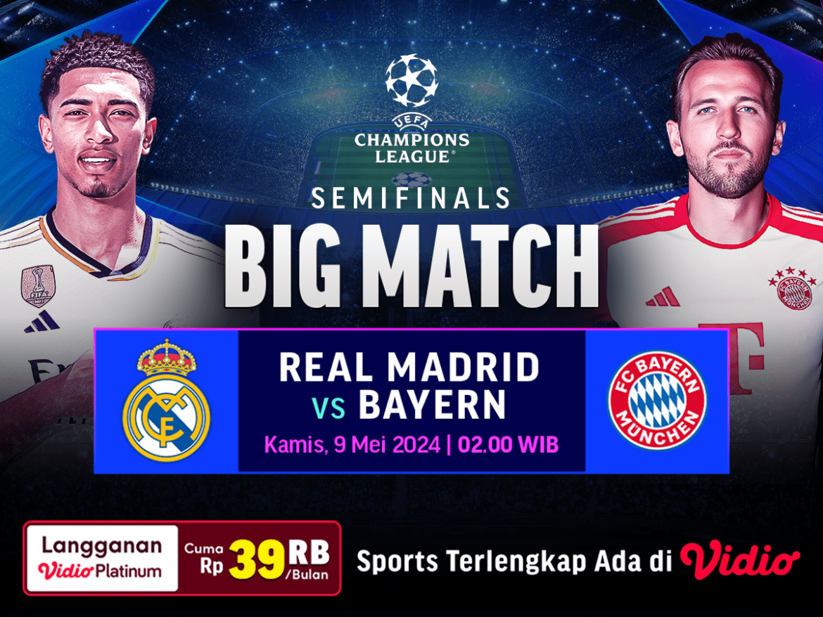 Real Madrid vs Bayern Munchen Leg 2 Semifinal