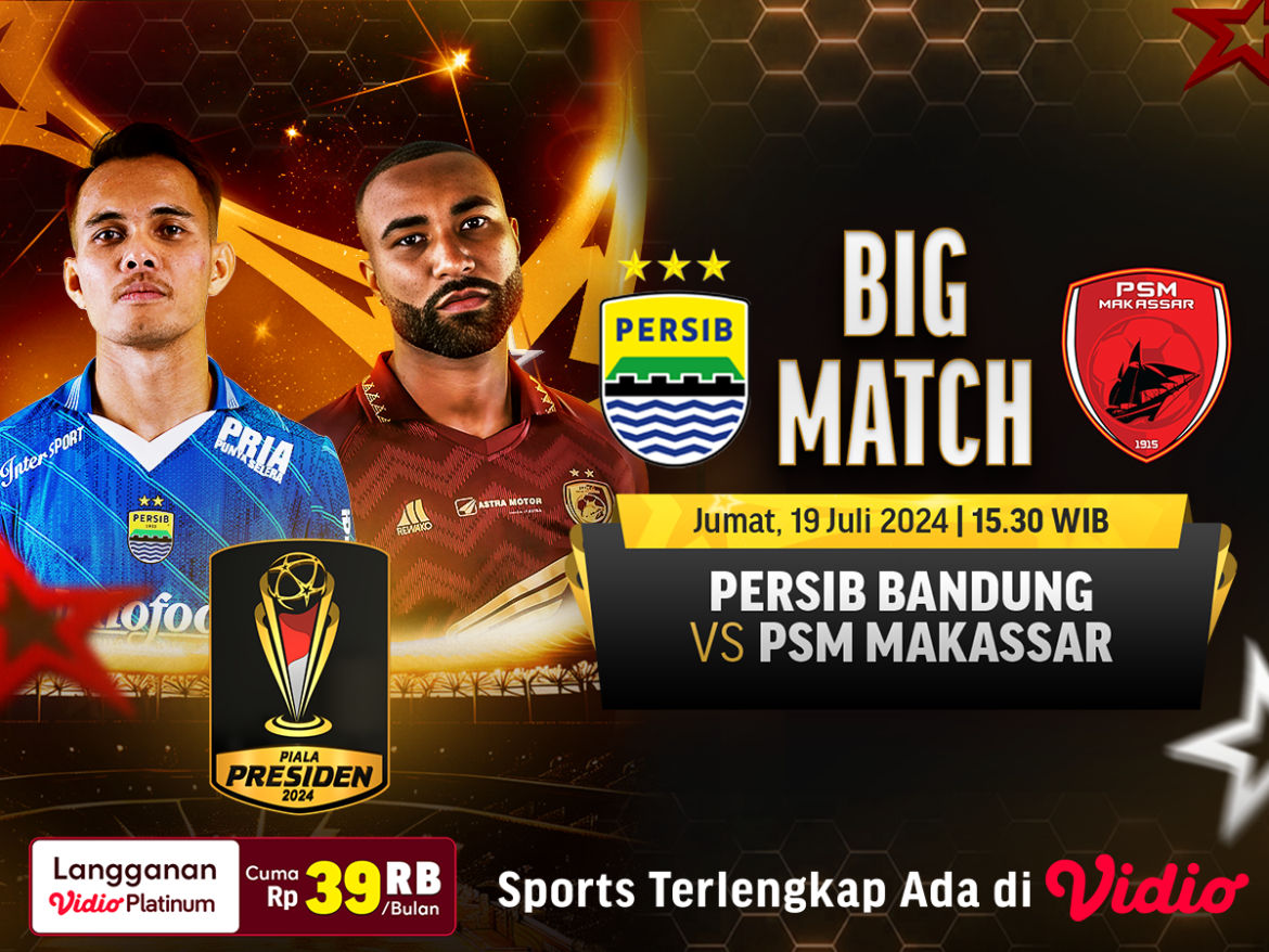 Persib Bandung vs PSM Makassar, Piala Presiden 2024