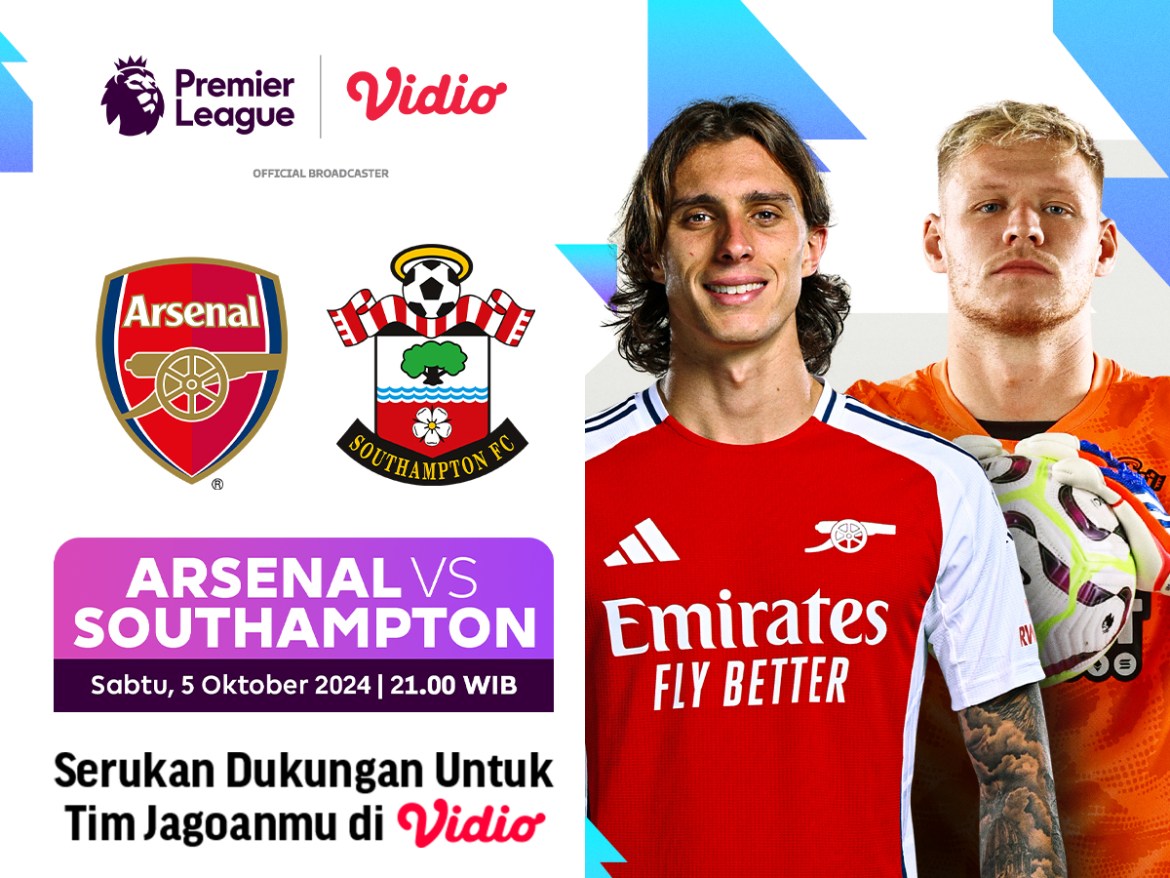 Liga Inggris Arsenal vs Southampton