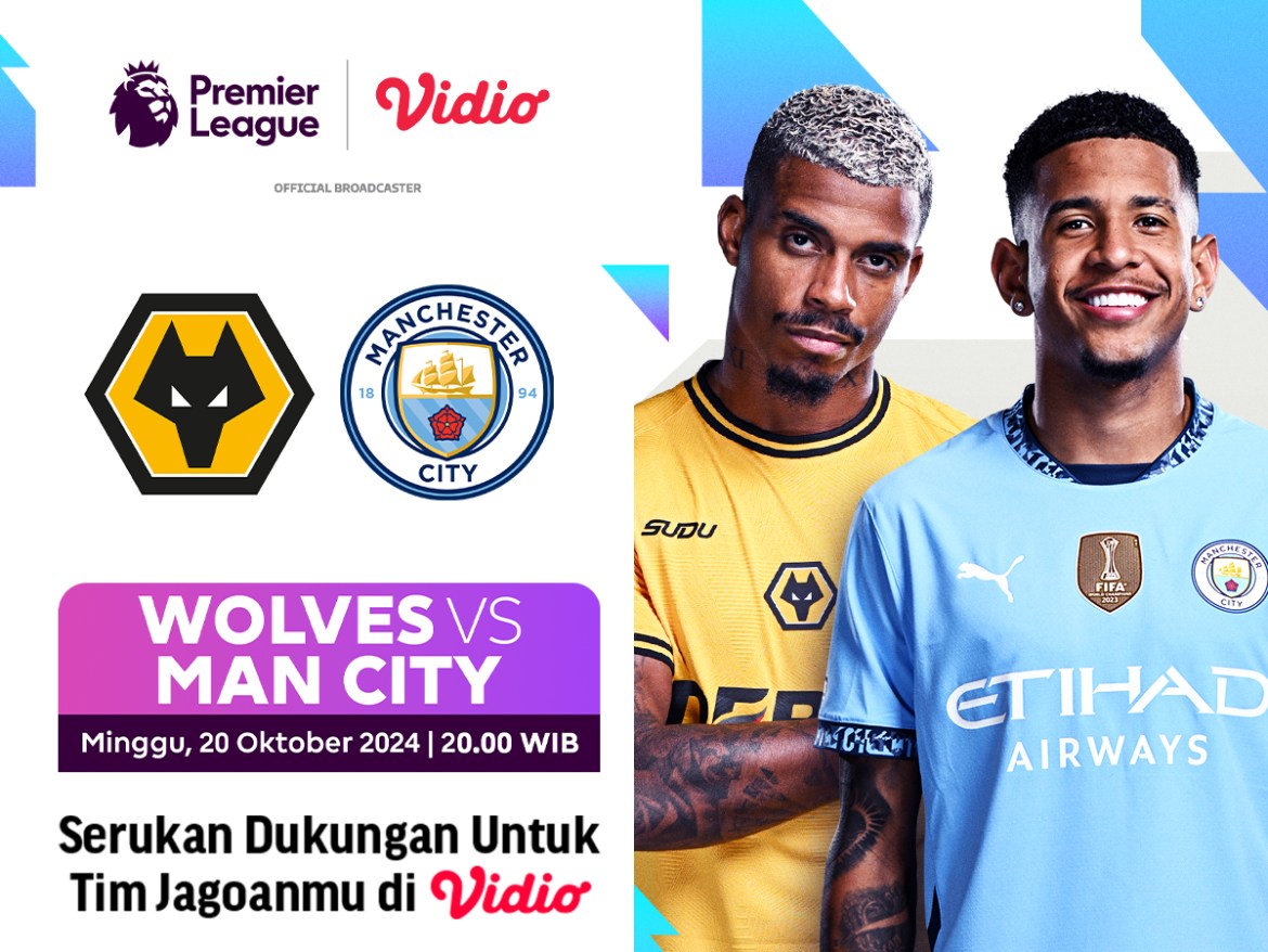 siaran langsung wolves vs manchester city