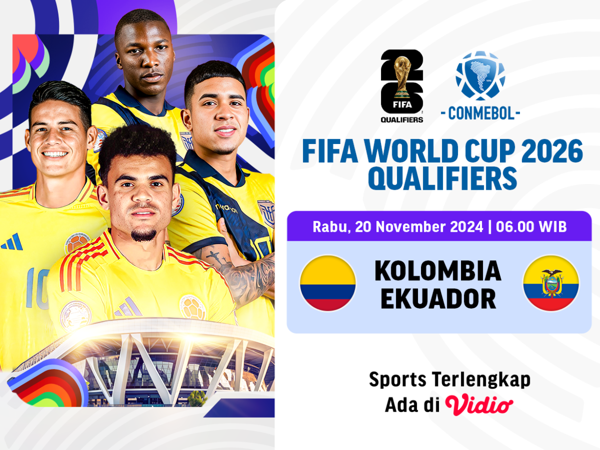 Jadwal dan link live streaming WCQ Zona CONMEBOL