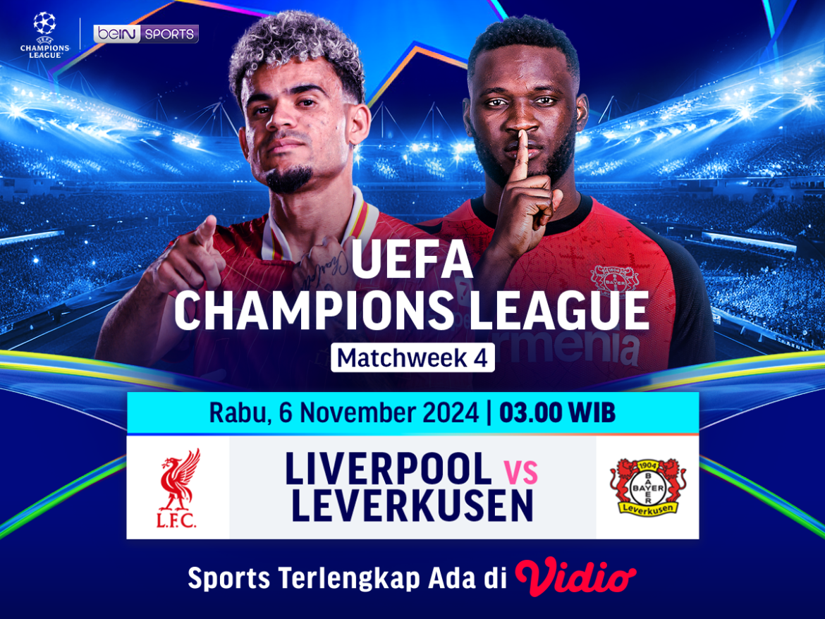 Siaran langsung Liverpool vs Leverkusen